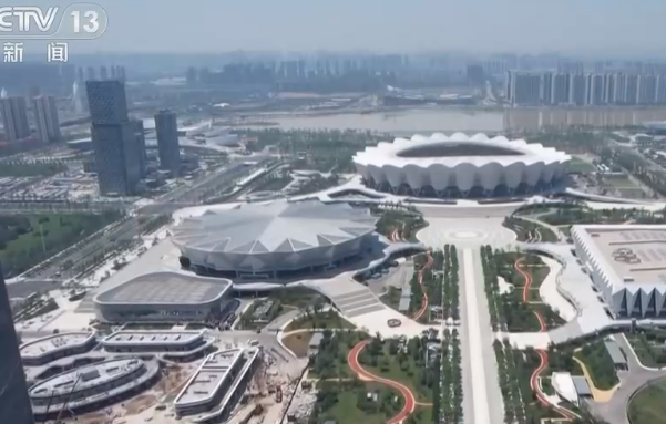 杭州亚运会电竞场馆进入冲刺收尾阶段 外形酷似“星际战舰”涵盖多项高科技